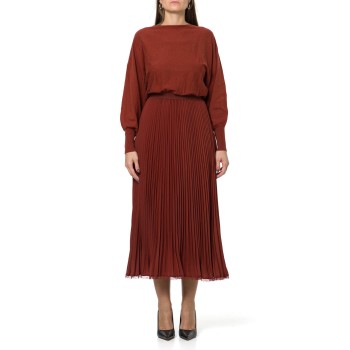 Abito plissè Twinset