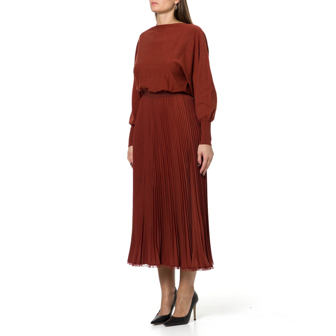 Abito plissè Twinset