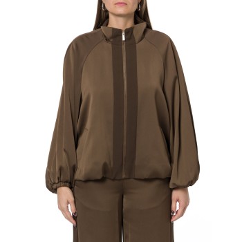 Giacca balloon in envers satin Twinset