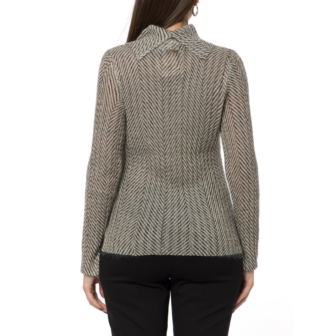 Dolcevita in filato di misto lurex Twinset