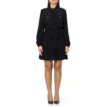 Abito corto con gonna in maglia Twinset