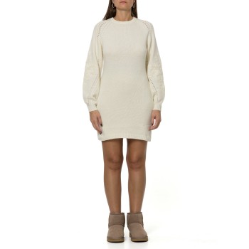 Abito in maglia con ricamo Twinset