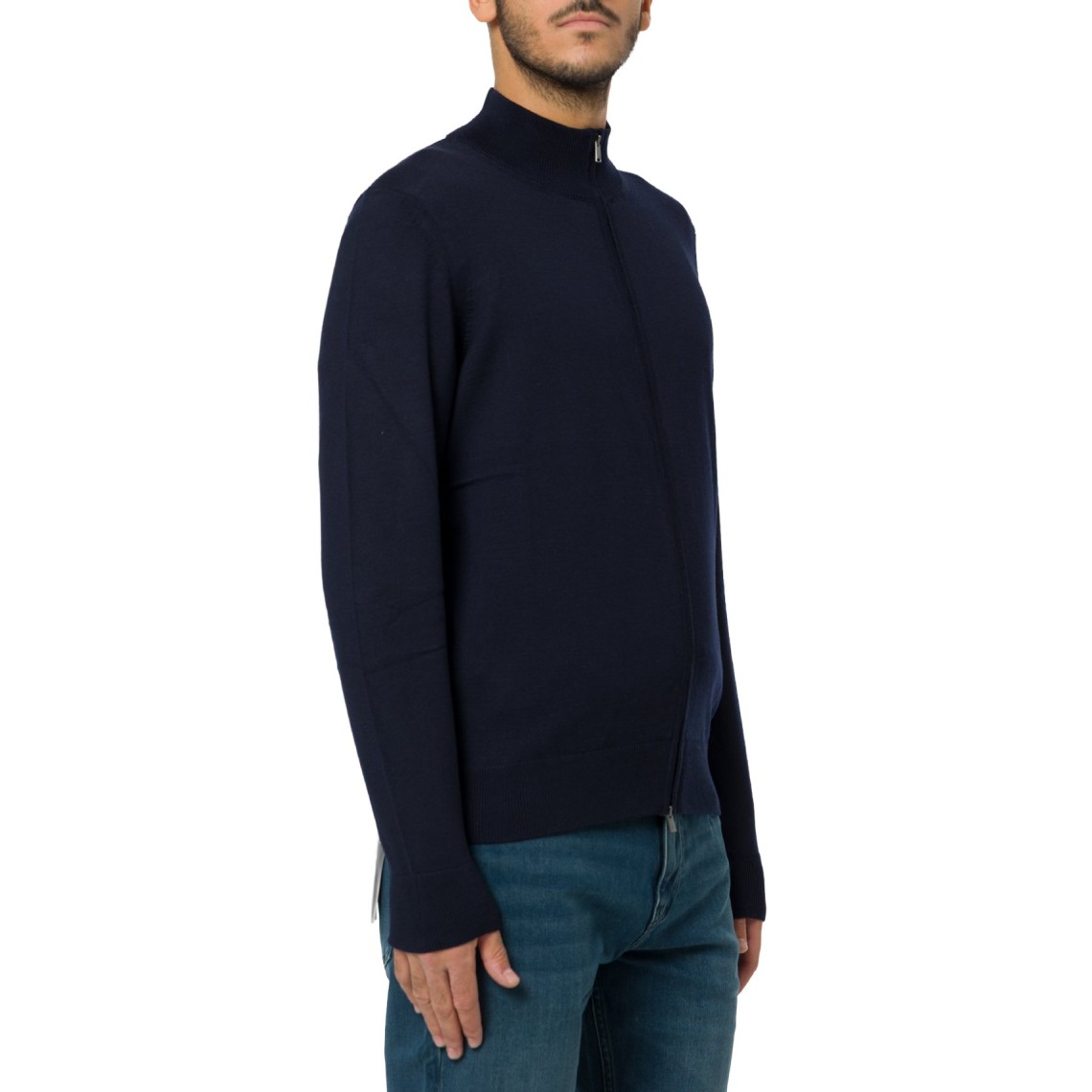 Cardigan con zip Boss