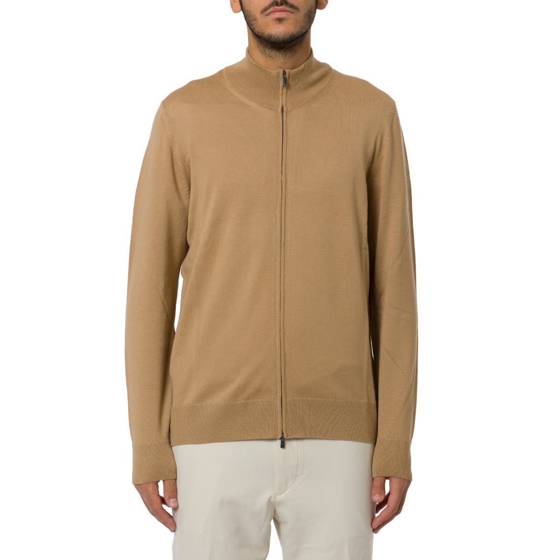 Cardigan con zip Boss