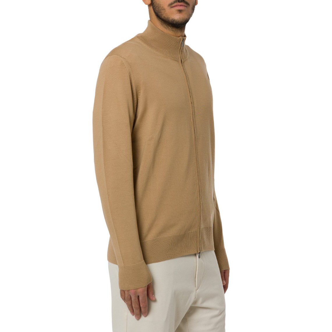 Cardigan con zip Boss