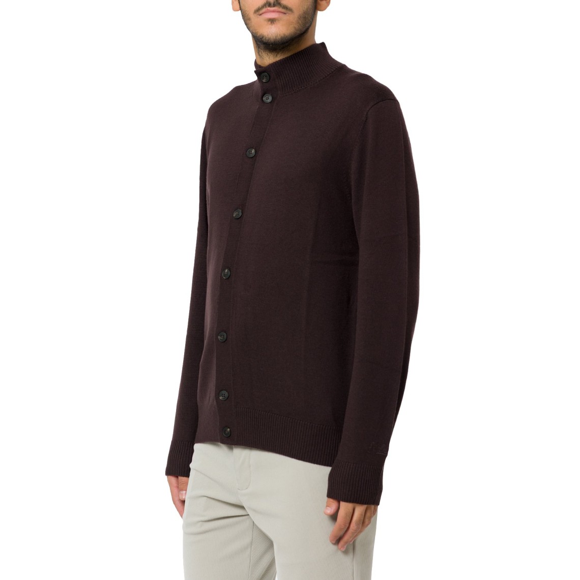 Cardigan Savile Merino Mc2 Saint Barth
