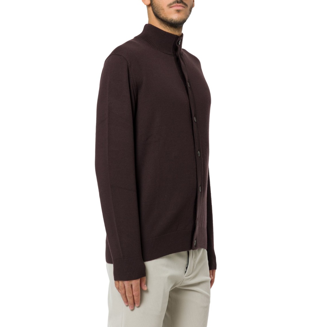 Cardigan Savile Merino Mc2 Saint Barth