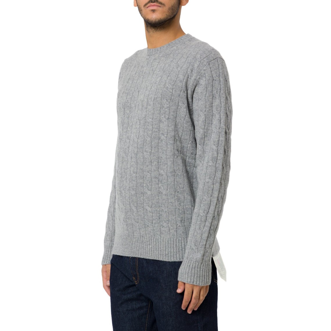 Maglia a trecce Regent Braid Wool Mc2 Saint Barth