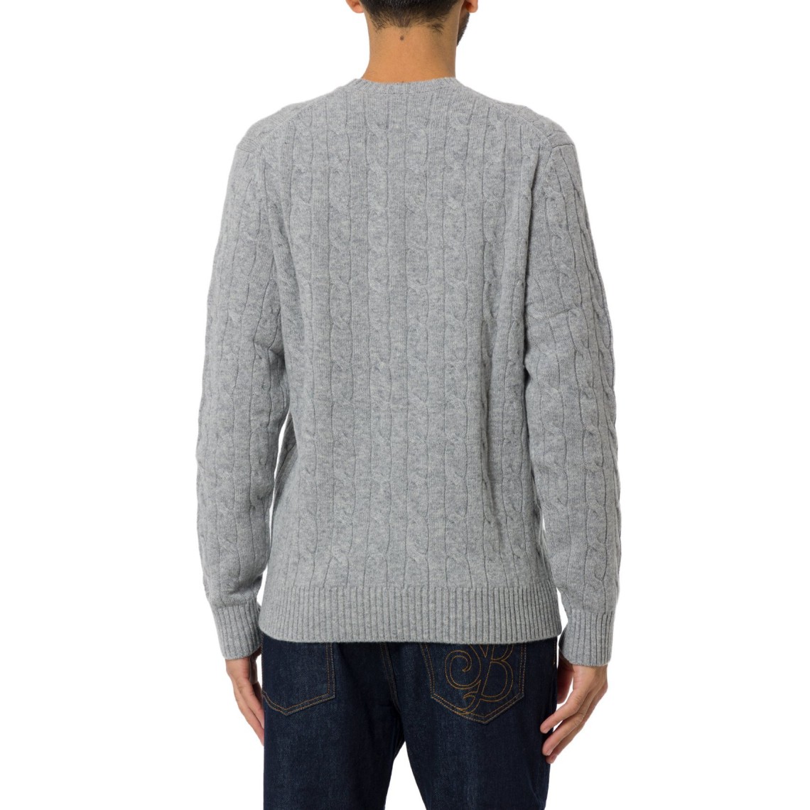 Maglia a trecce Regent Braid Wool Mc2 Saint Barth