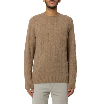 Maglia a trecce Regent Braid Wool Mc2 Saint Barth