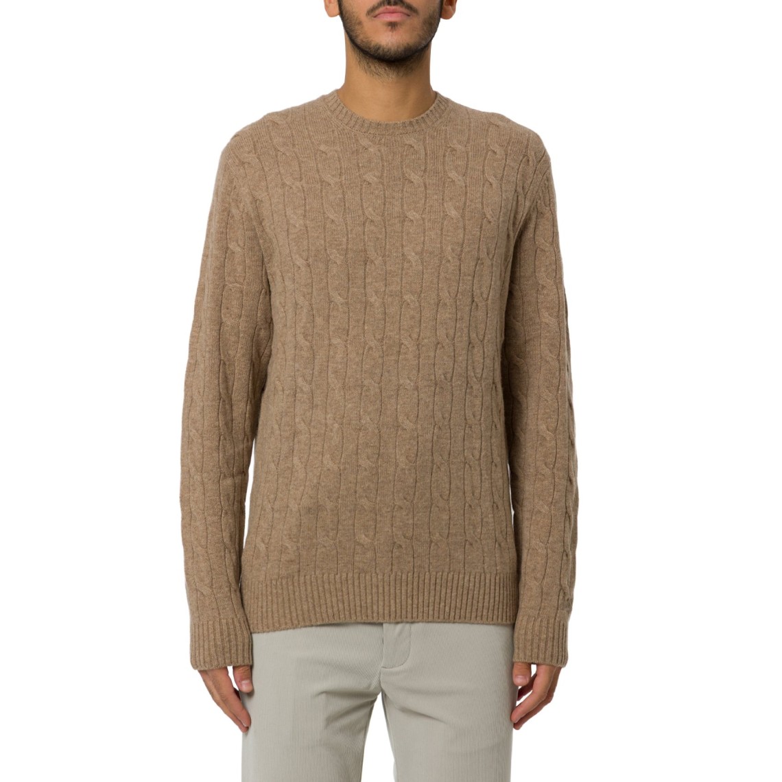 Maglia a trecce Regent Braid Wool Mc2 Saint Barth