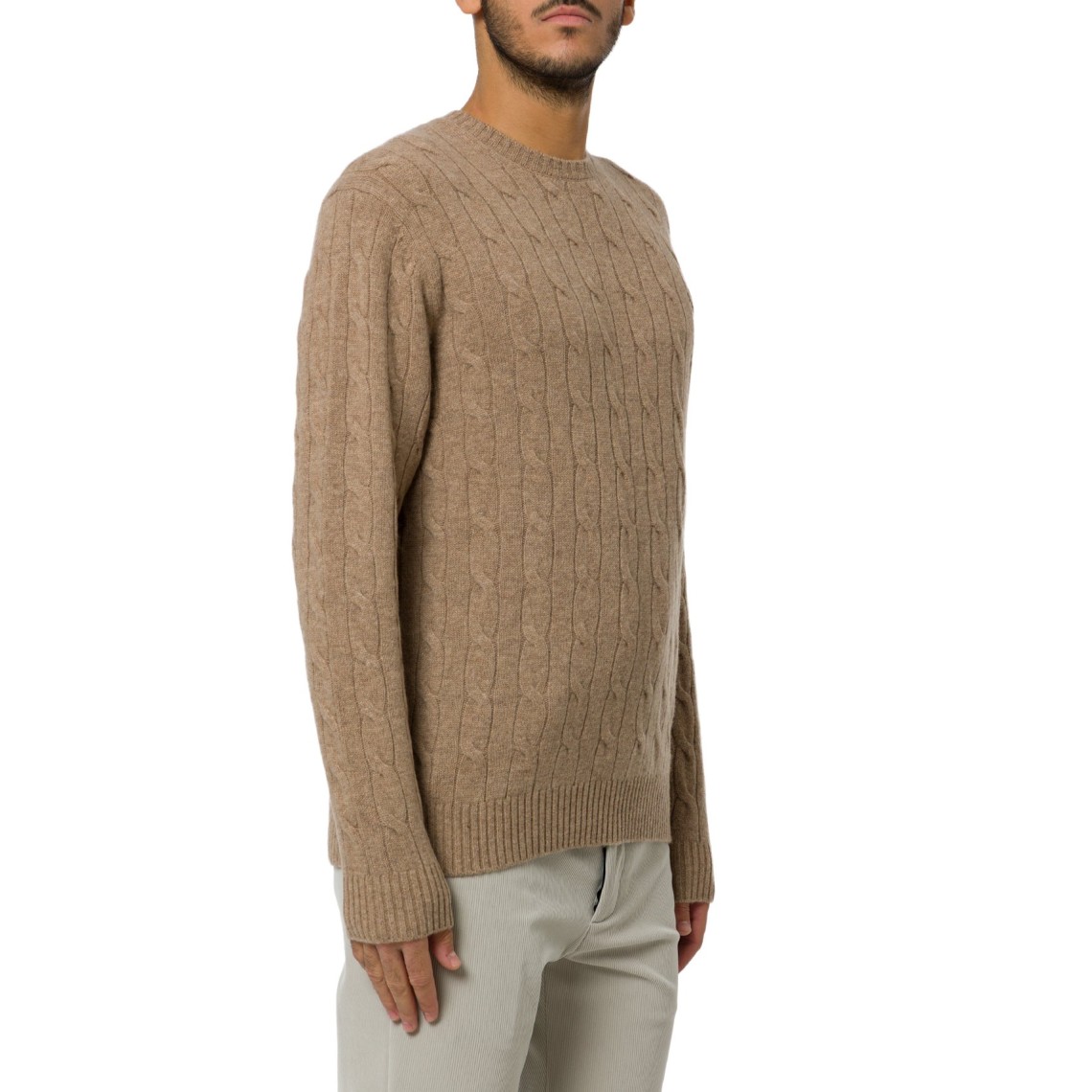 Maglia a trecce Regent Braid Wool Mc2 Saint Barth