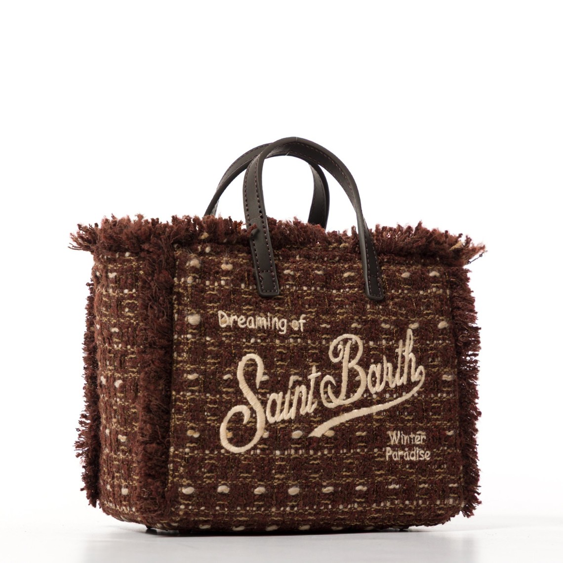 Borsa Vanity Mini Tweed Mc2 Saint Barth