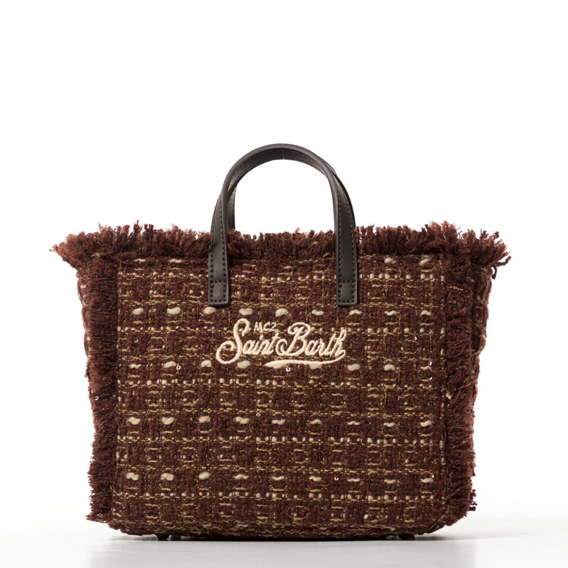 Borsa Vanity Mini Tweed Mc2 Saint Barth