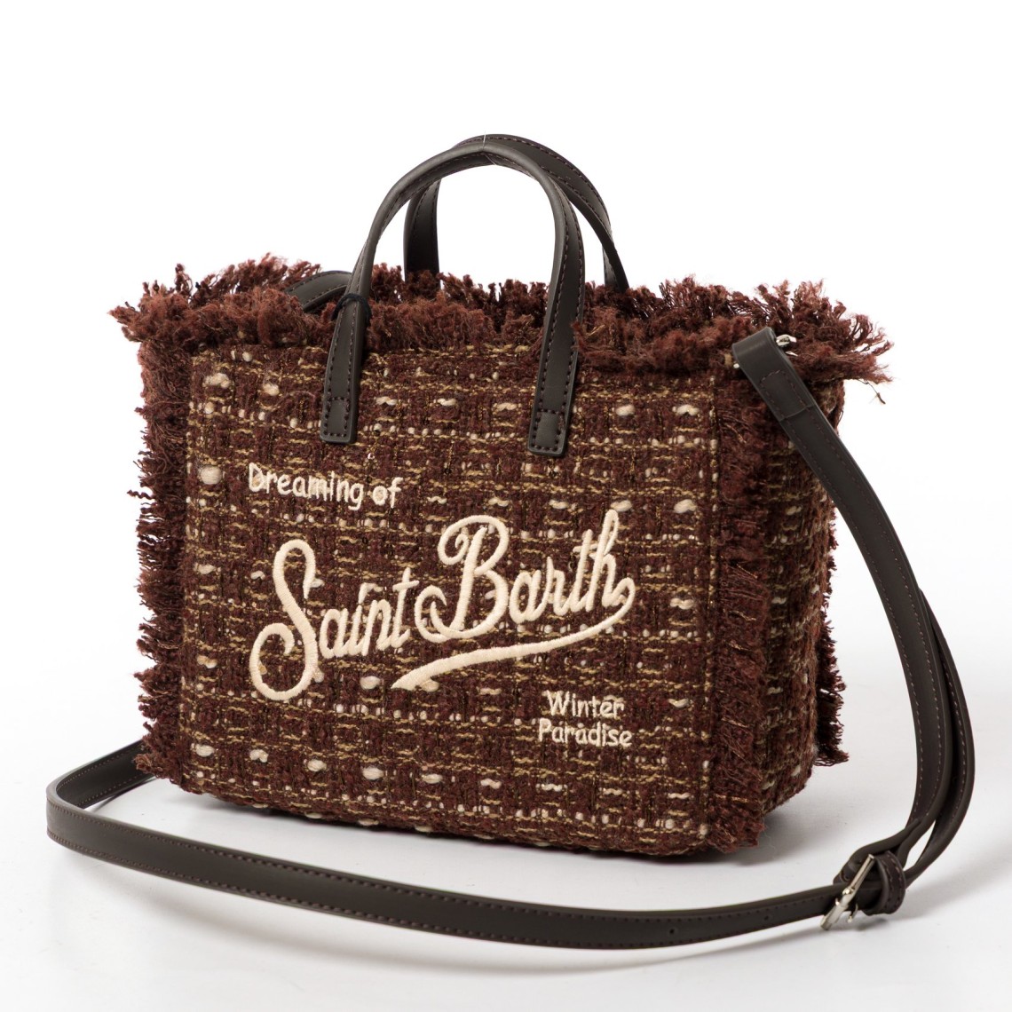 Borsa Vanity Mini Tweed Mc2 Saint Barth