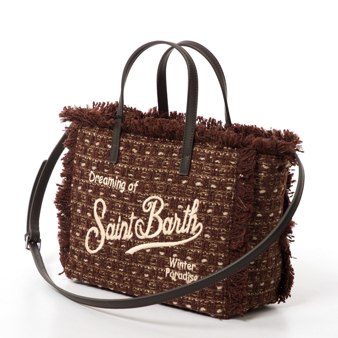 Borsa Colette Tweed Mc2 Saint Barth