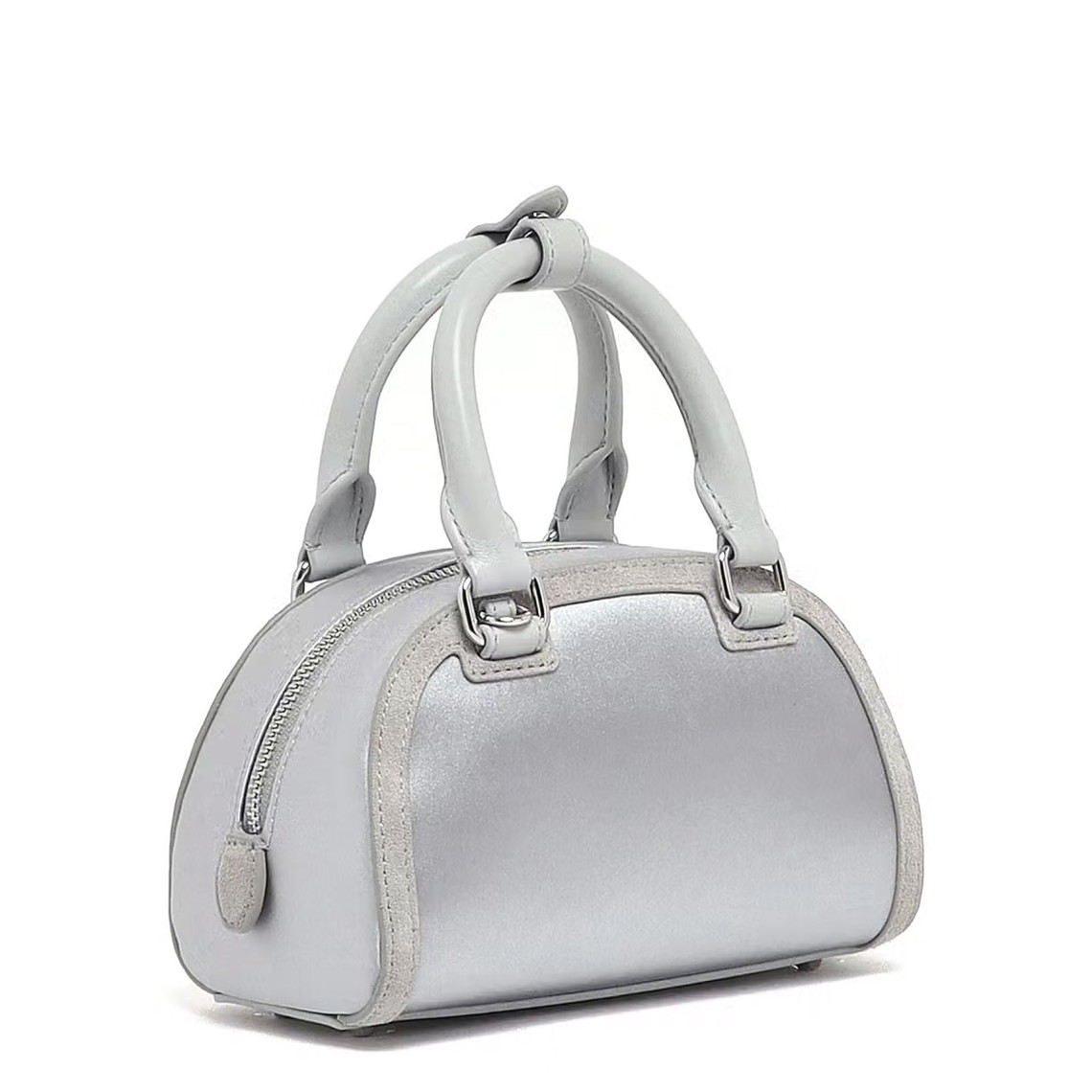 Mini borsa 1DR Dome Diesel in raso con monogramma e logo Oval D