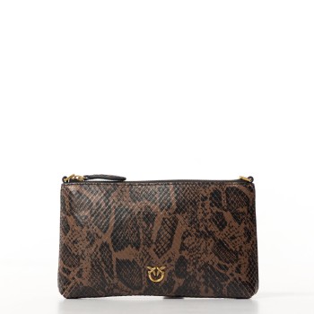 Pochette Pinko a tracolla Mini Flat Horizontal in pelle...