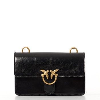 Borsa Pinko a tracolla Mini Love Bag One Light in pelle...