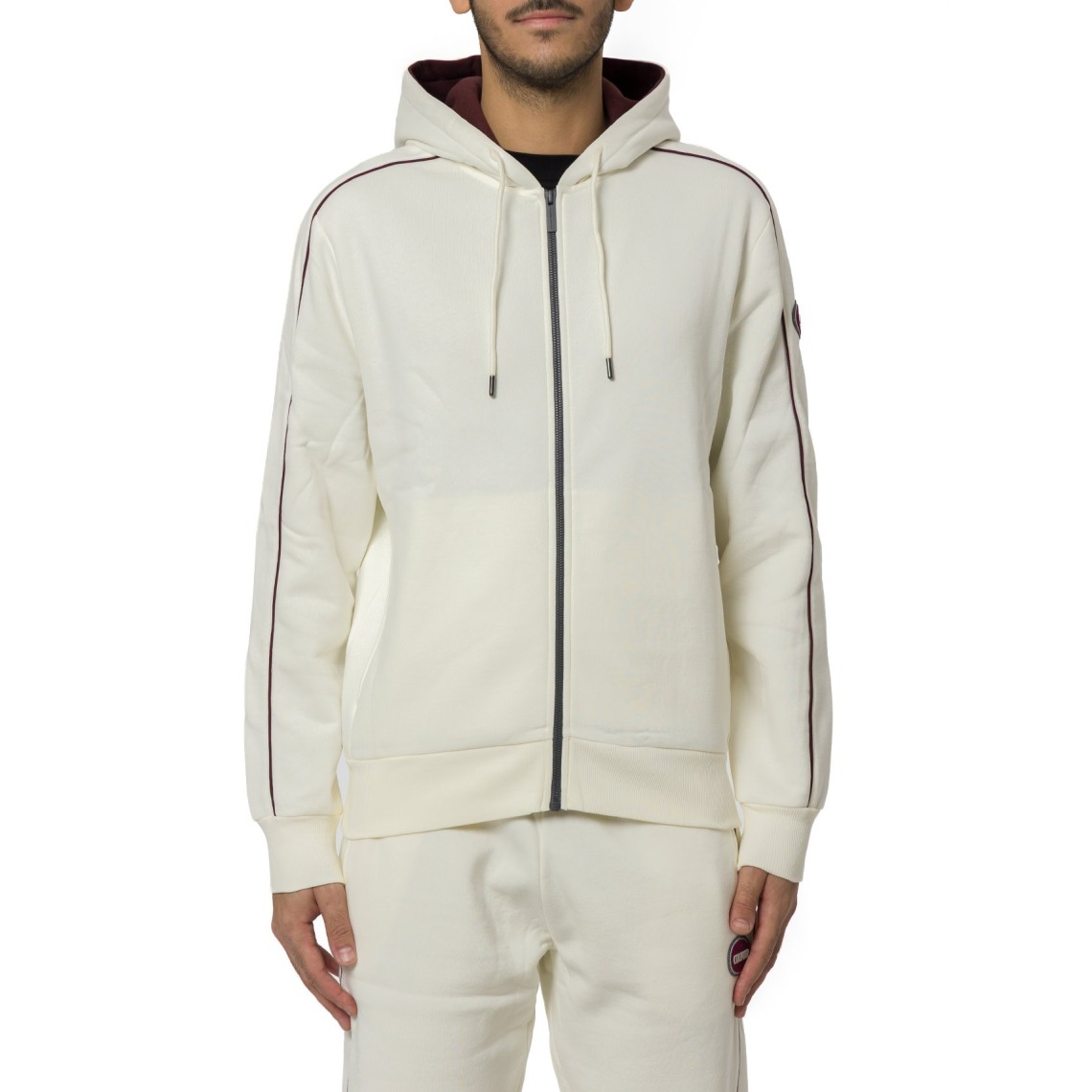 Felpa con zip e cappuccio Colmar