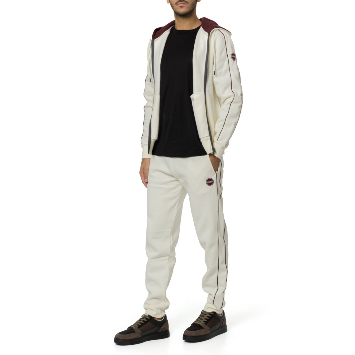 Felpa con zip e cappuccio Colmar