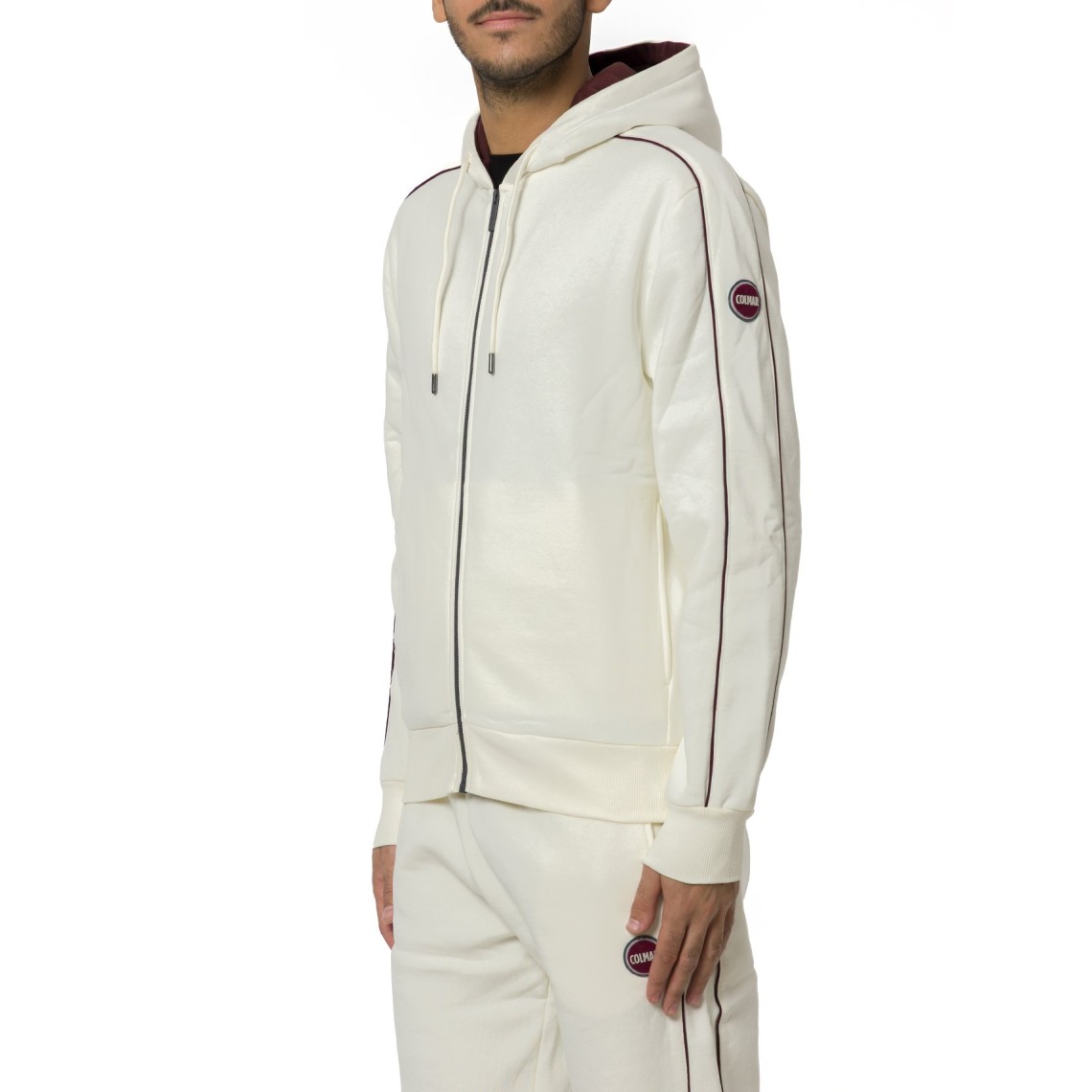 Felpa con zip e cappuccio Colmar