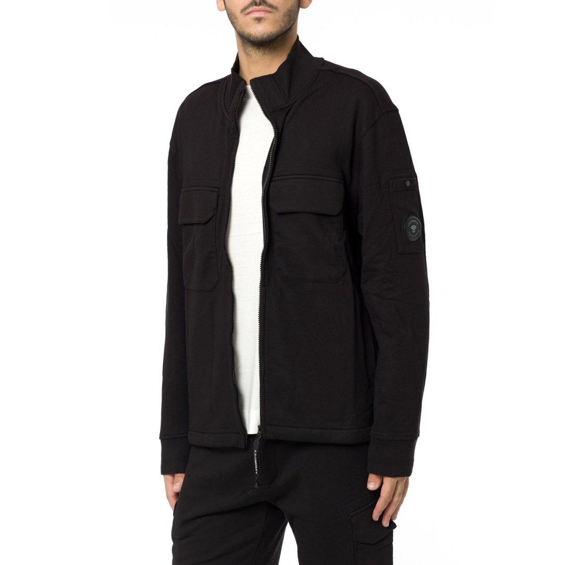 Felpa con zip C.P. Company