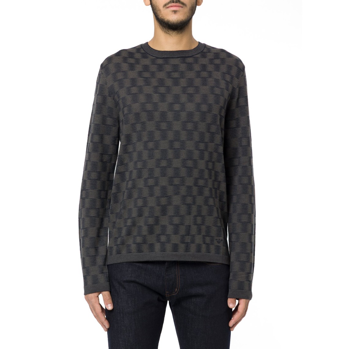 Pullover Emporio Armani in lana vergine