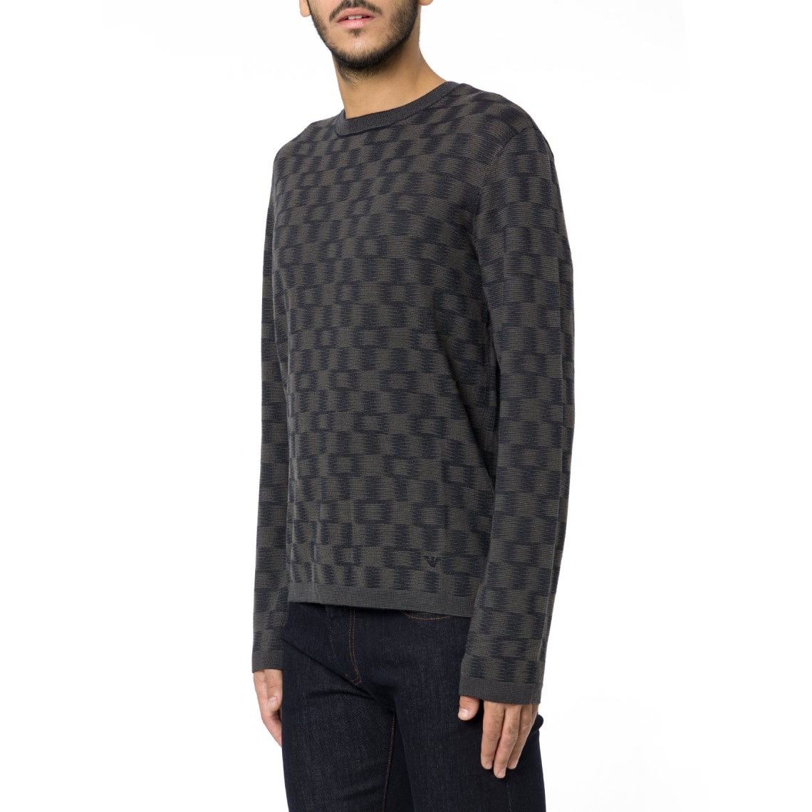 Pullover Emporio Armani in lana vergine