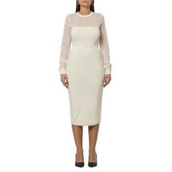 Abito in maglia con effetti 3D Elisabetta Franchi