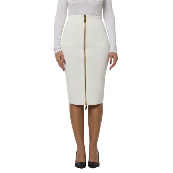 Gonna in maglia con zip Elisabetta Franchi