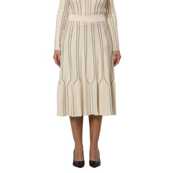 Gonna in maglia origami Elisabetta Franchi