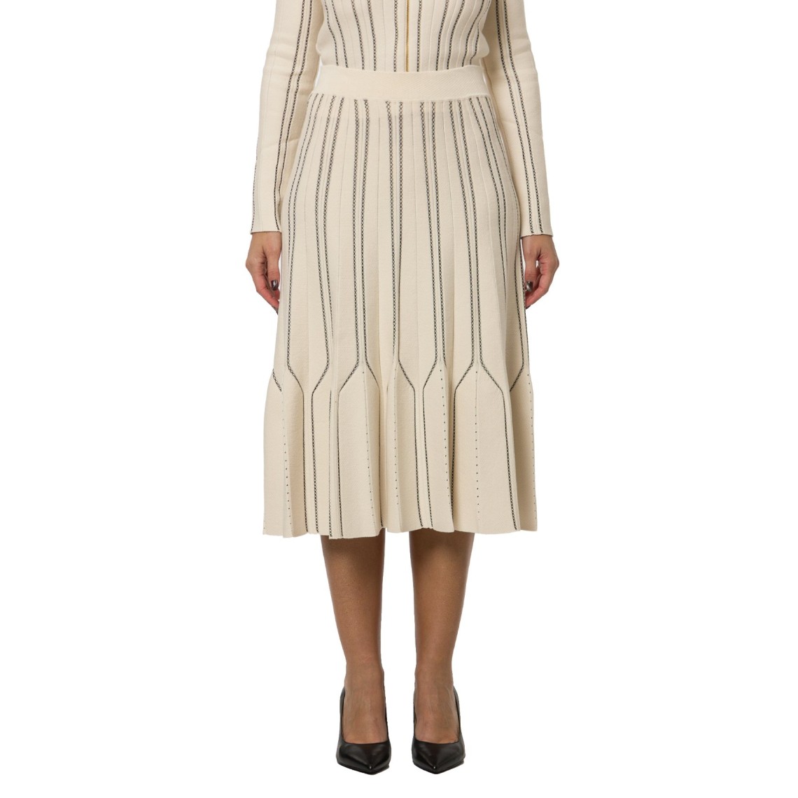Gonna in maglia origami Elisabetta Franchi