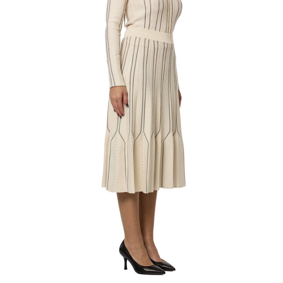 Gonna in maglia origami Elisabetta Franchi