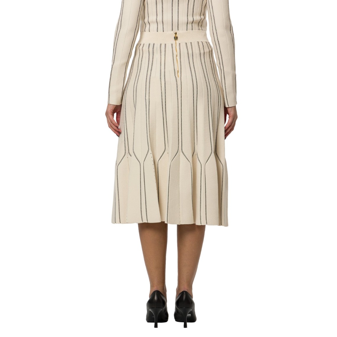 Gonna in maglia origami Elisabetta Franchi