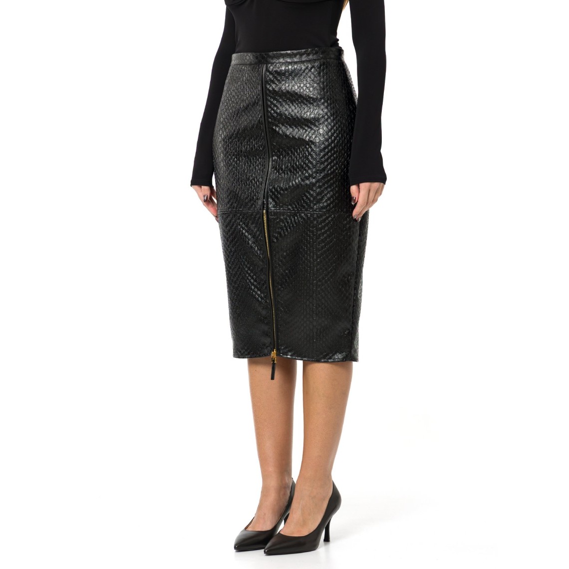 Gonna con trama a squame Elisabetta Franchi