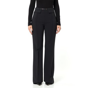 Pantaloni in doppio crêpe stretch Elisabetta Franchi