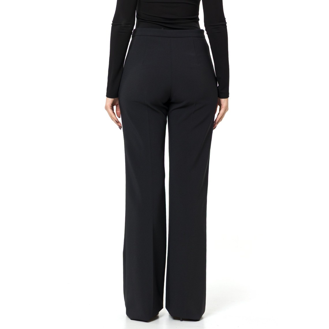 Pantaloni in doppio crêpe stretch Elisabetta Franchi