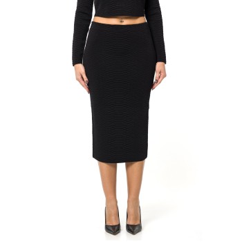 Gonna in maglia a trama snake Elisabetta Franchi