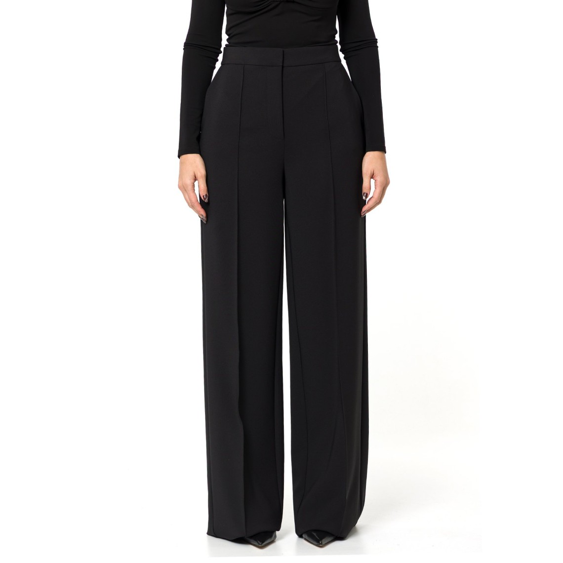 Pantaloni in crêpe leggero Elisabetta Franchi
