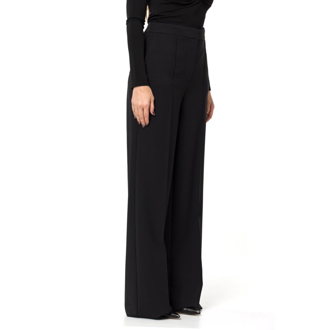 Pantaloni in crêpe leggero Elisabetta Franchi