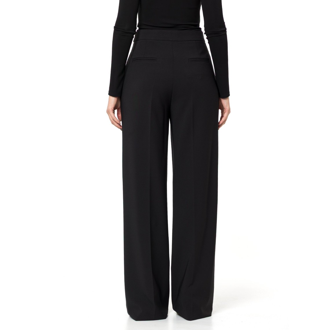 Pantaloni in crêpe leggero Elisabetta Franchi