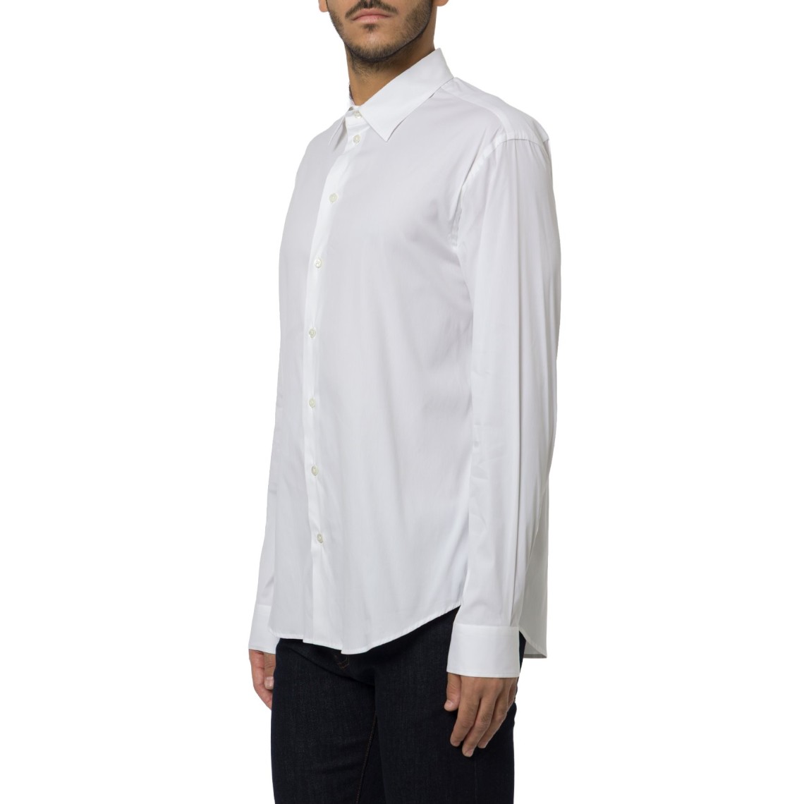 Camicia Emporio Armani in cotone stretch