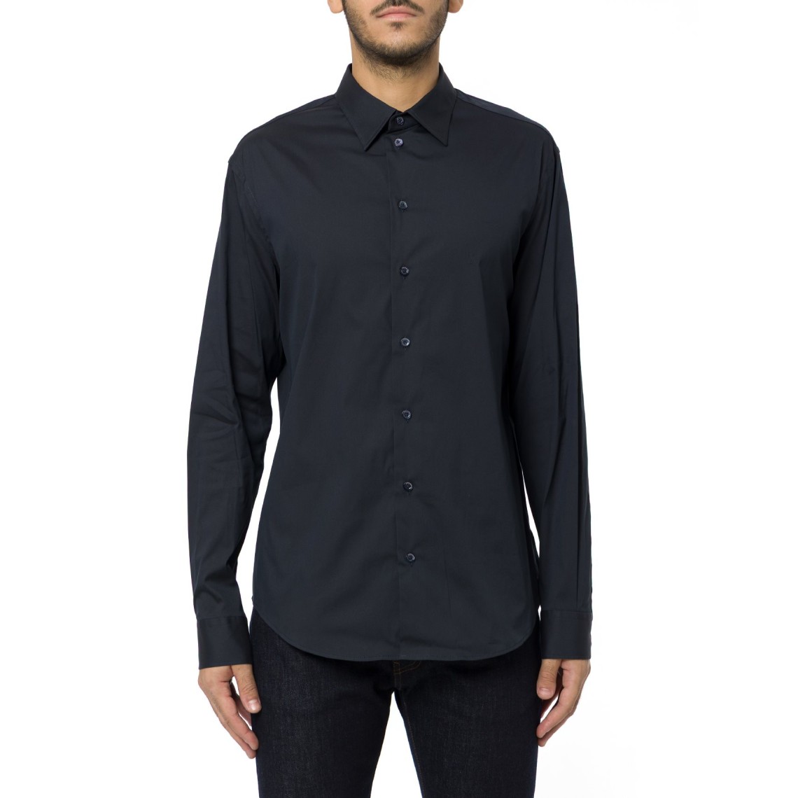 Camicia Emporio Armani in cotone stretch