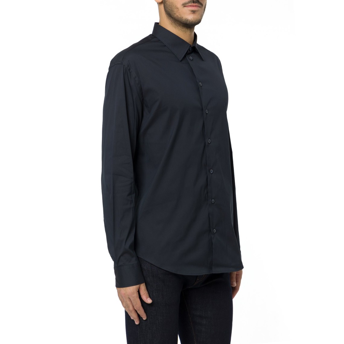 Camicia Emporio Armani in cotone stretch