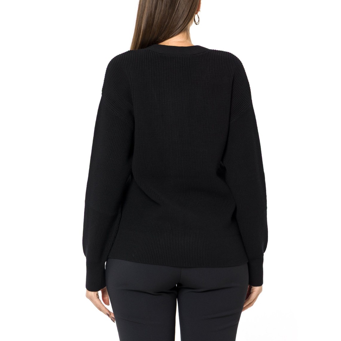 Cardigan in maglia con bottoni gioiello Elisabetta Franchi
