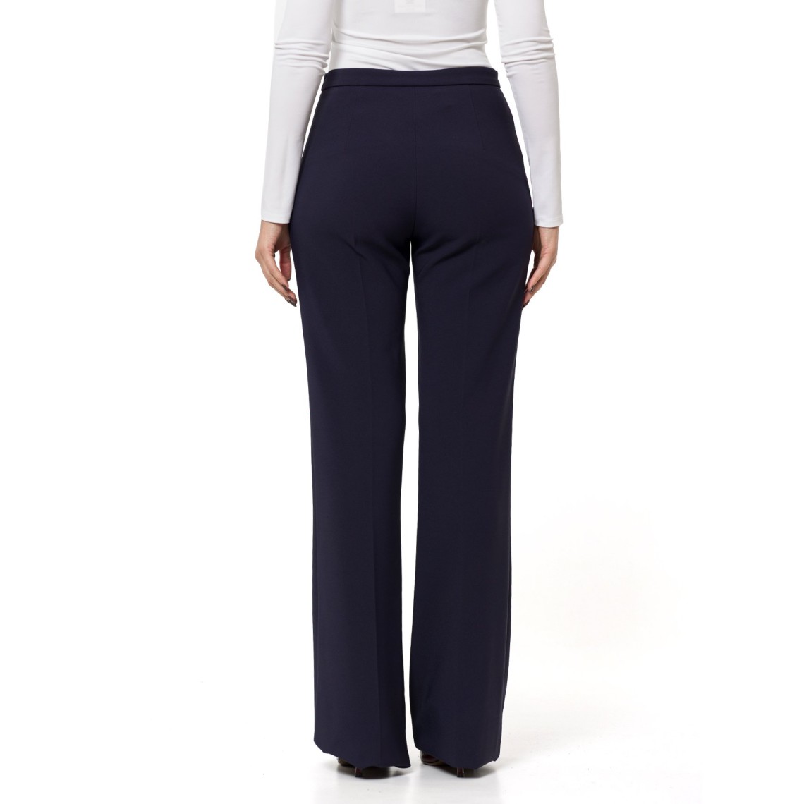 Pantaloni in doppio crêpe stretch Elisabetta Franchi