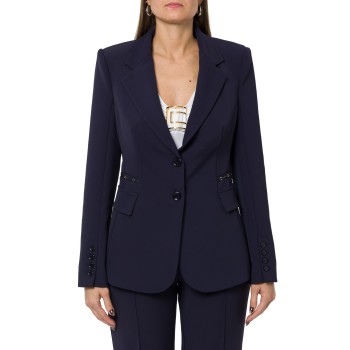 Giacca in doppio crêpe stretch Elisabetta Franchi