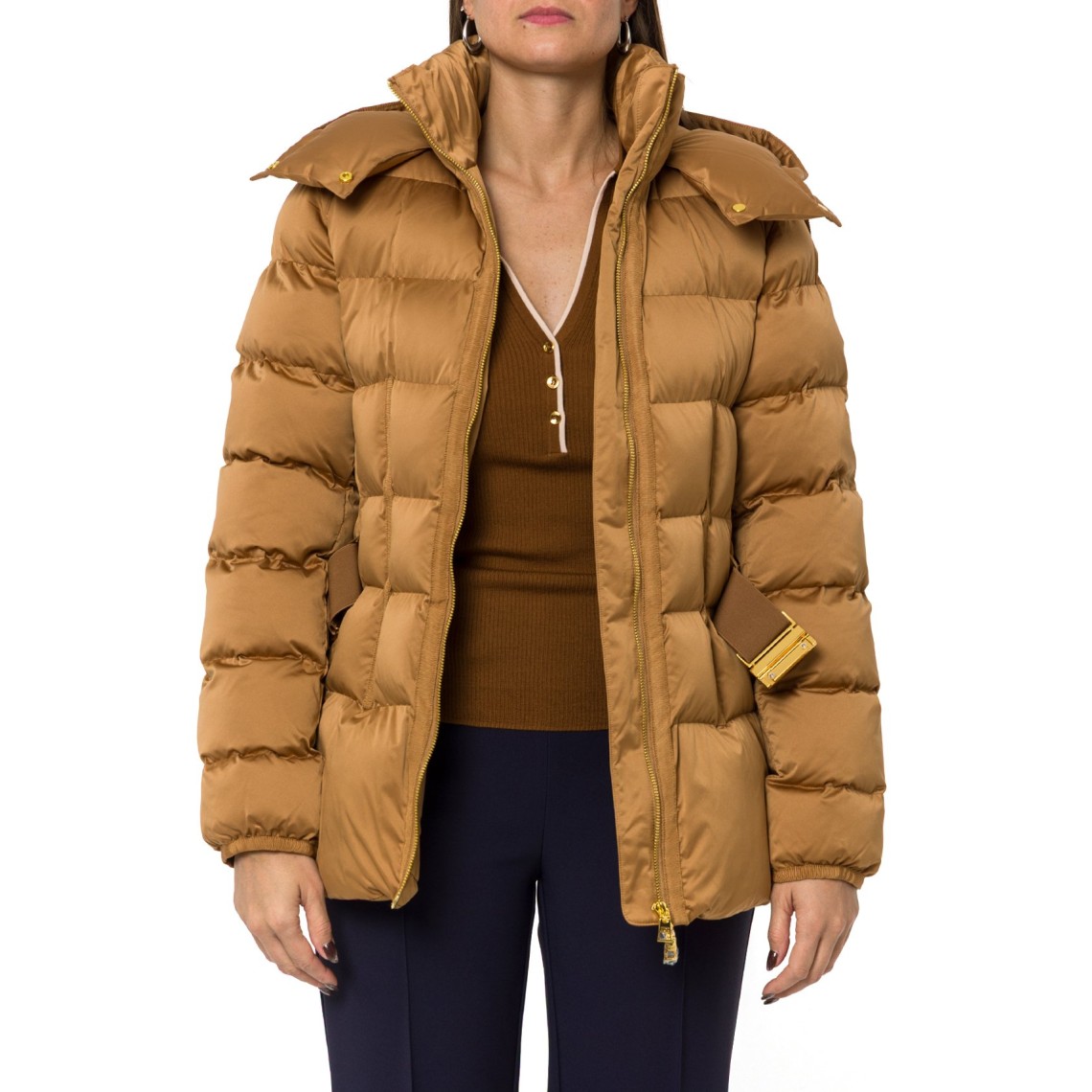 Piumino in tessuto vela Elisabetta Franchi