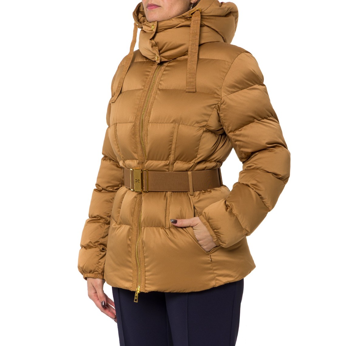 Piumino in tessuto vela Elisabetta Franchi